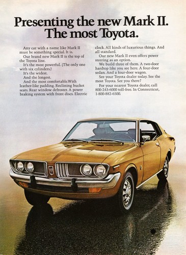 1972 toyota mark - 1972, ii