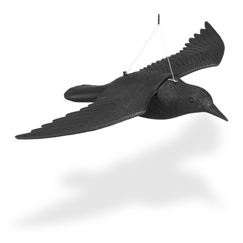 Bird repellent crow decoy