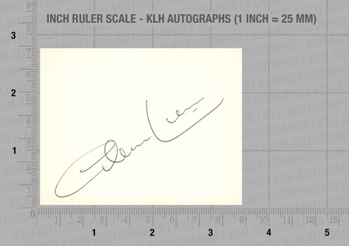 Peter lever hand signed - lever,