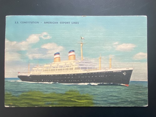 1952 constitution postcard - 1952,