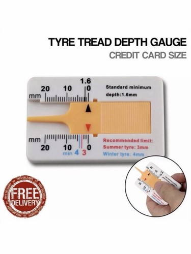 Tyre tread depth - tyre,