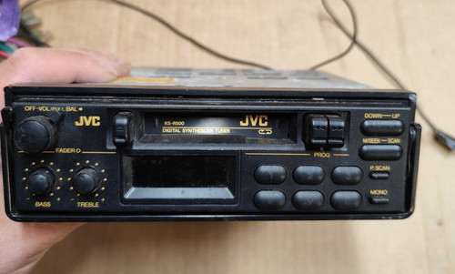 Vintage jvc r500 car - ks-r500, radio