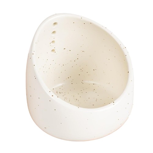 Pottery herb stripper with - herb,