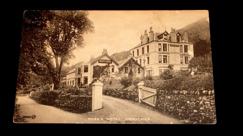 Postcard ross hotel arrochar - postcard,