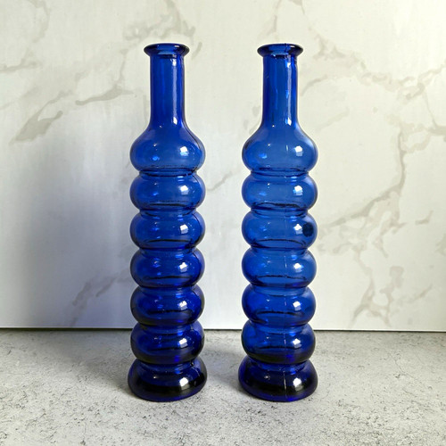 Pair vintage cobalt - pair,