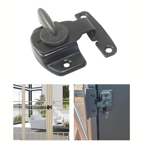 Secure locking for door latch - secure,