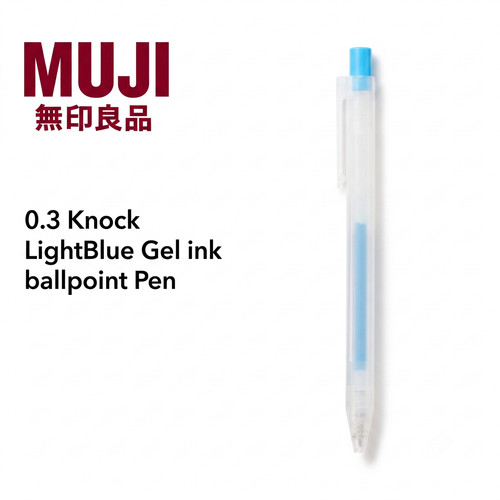Muji 3mm gel ink - 0.3mm,