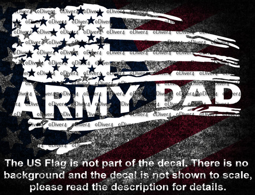 Army dad distressed flag - dad,