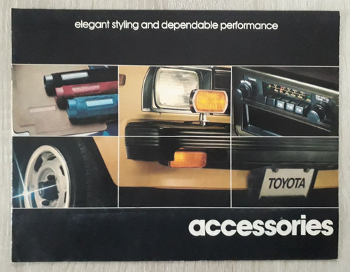 Toyota range accessories - toyota,