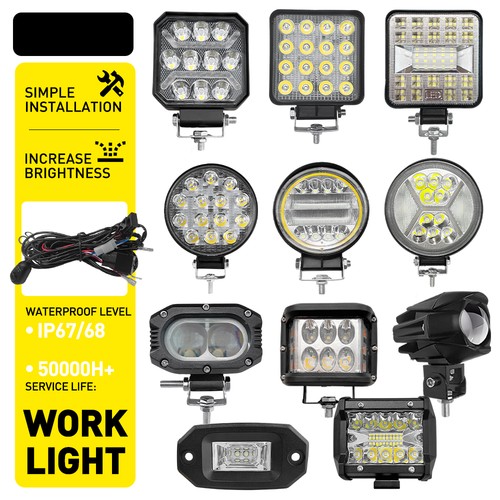 Led work light - led, spot