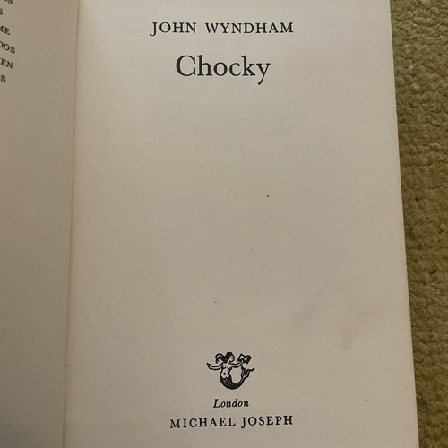 Chocky john wyndham - chocky, 1973