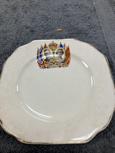 1937 coronation plate - 1937,