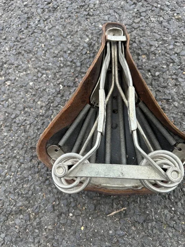 Lepper brown leather bicycle - lepper,
