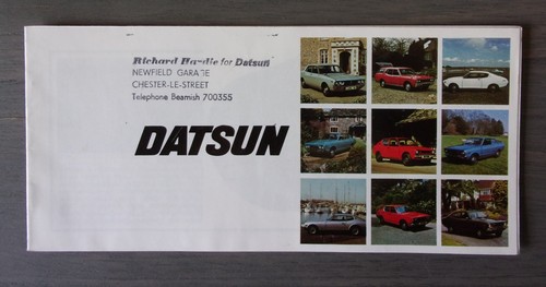 Datsun range orig 1975 mkt - uk,