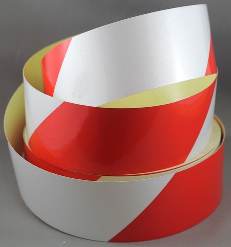 Reflective red and white - reflective,