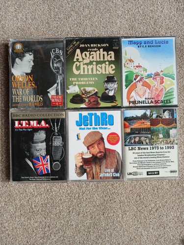 Audio book casettes mapp - 6,