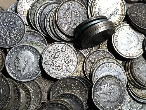 Grams threepence - 14,
