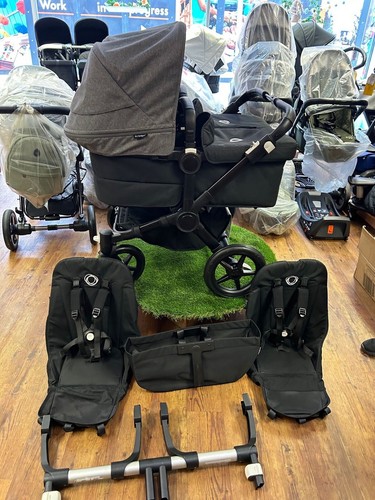Bugaboo donkey twin black - donkey, 3