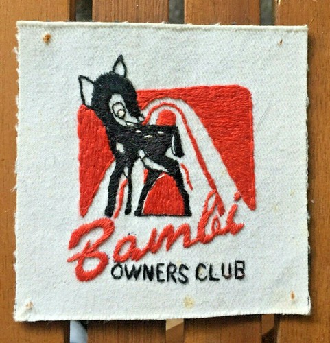 Bambi owners club cloth patch - cloth,