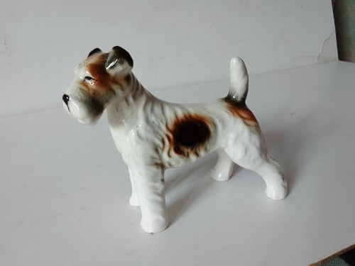 Fox terrier ceramic - fox, dog