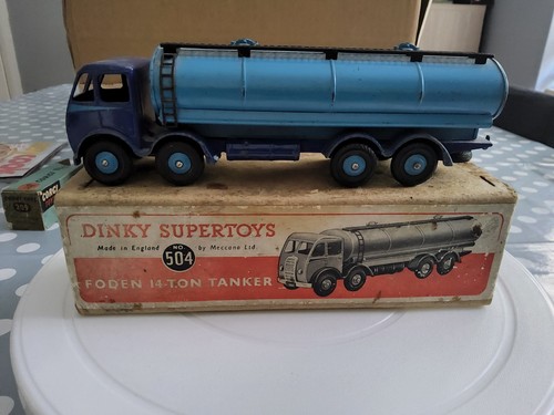 Dinky 504 foden ton tanker - dinky,