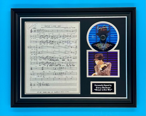 Gary numan signed music - gary,