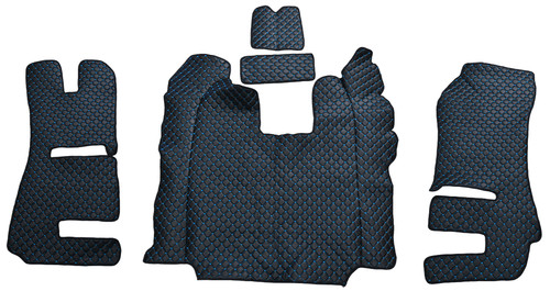 Black with blue - black, for