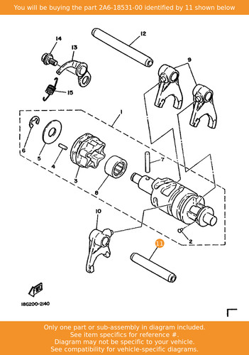 Yamaha bar shift fork - yamaha, guide