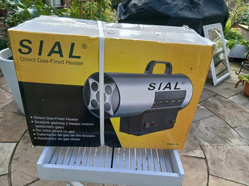 Sial gas space heater - gas, portable