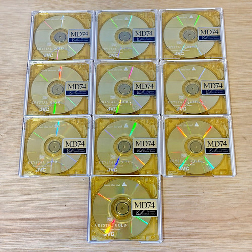 Minidiscs crystal gold - gold, jvc