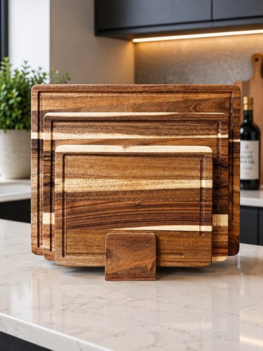 Premium acacia wood - wood, chopping