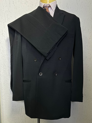 Men 1950s black bespoke - 1950s,