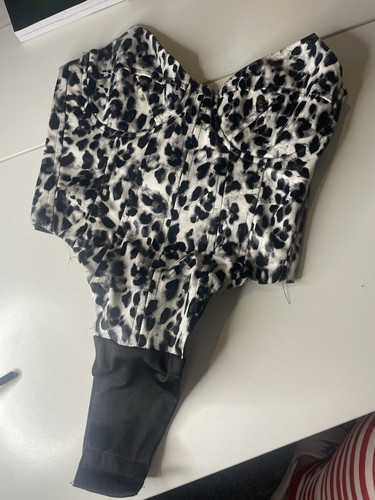 Leopard print bodysuit size - leopard,