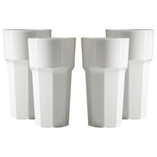 White plastic tumbler 12oz - 12oz, –