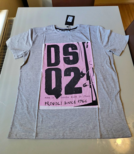 Dsquared2 men grey graphic - dsquared2, men’s