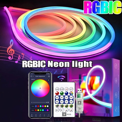 Led neon lights strip - neon, rgb