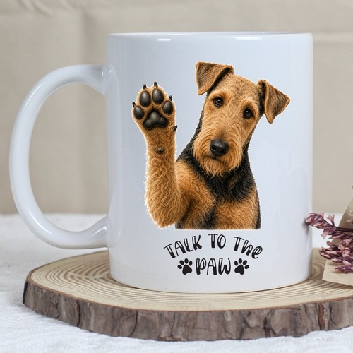 Funny airedale terrier dog mug - funny,