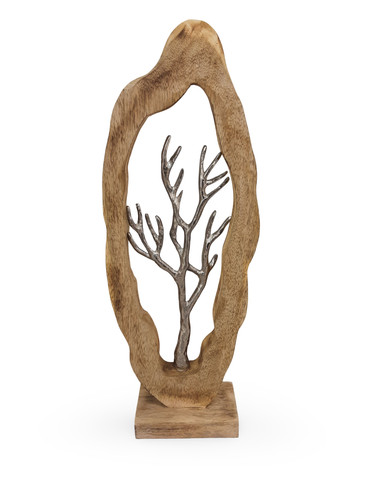 Mango wood and - aluminium, tree
