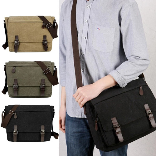 Canvas bag vintage army - canvas,