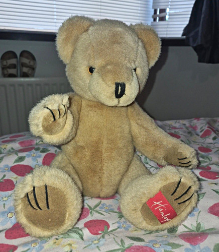 Hamleys beige plush teddy - plush, bear