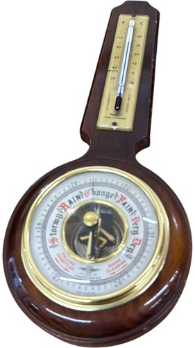 Vintage wall barometer with - wall,