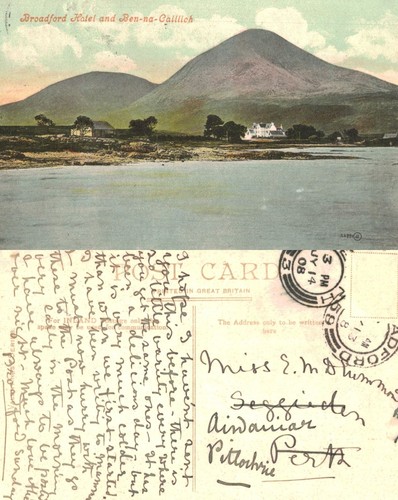 Vintage postcard broadford - vintage,