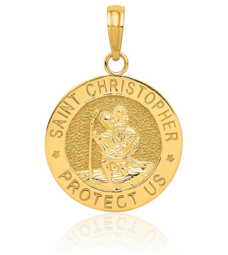 14k solid yellow gold large - 14k,