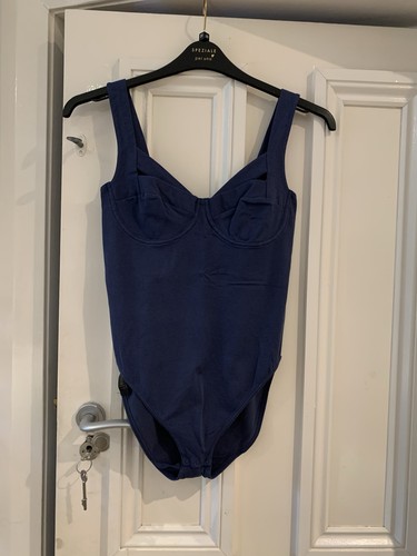 Wolford navy blue bodysuit - wolford,