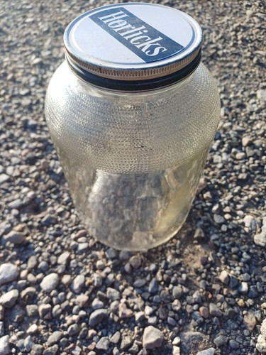 Vintage horlicks large glass - ,