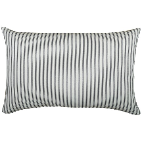 Nautical cotton grey ticking - nautical,
