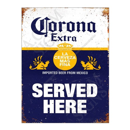 Metal tin sign plaque - sign,