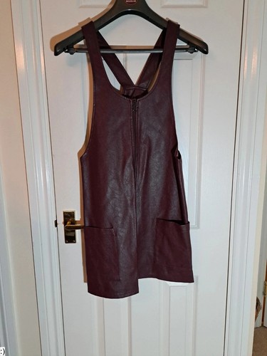 Wine coloured pvc dress - ,, size