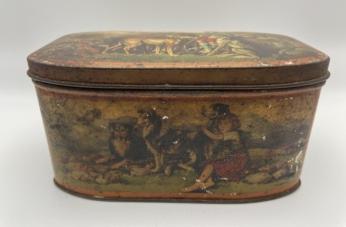 Vintage dog tin m ltd - vintage,