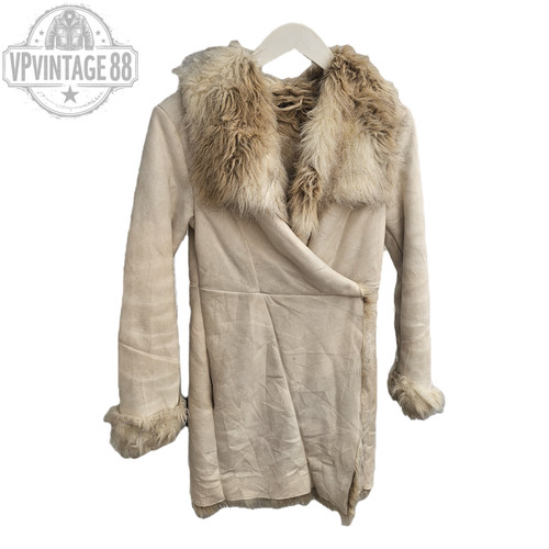 Vintage women afghan beige - women’s,